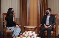 نێچیرڤان بارزانى پێشوازیا چالاكڤانا ئێزدى نادیا موراد دكه‌ت