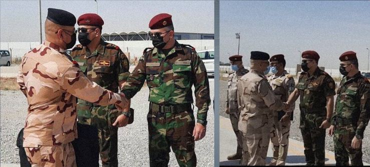 شانده‌كێ وه‌زاره‌تا به‌ره‌ڤانیا عیراقێ سه‌ره‌دانا وه‌زاره‌تا پێشمه‌رگه‌ى دكه‌ت